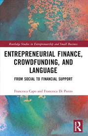 Buy Entrepreneurial Finance, Crowdfunding, and Language