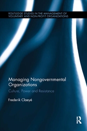 Buy Managing Nongovernmental Organizations