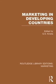 Buy Marketing in Developing Countries (RLE Marketing)