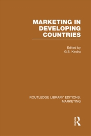 Buy Marketing in Developing Countries (RLE Marketing)