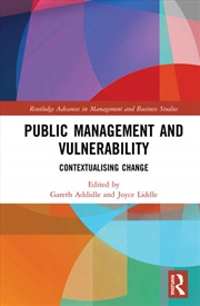 Buy Public Management and Vulnerability