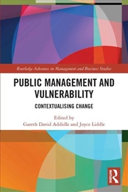 Buy Public Management and Vulnerability