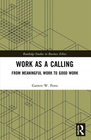 Buy Work as a Calling