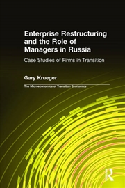 Buy Enterprise Restructuring and the Role of Managers in Russia