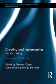 Buy Creating and Implementing Public Policy