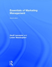Buy Essentials of Marketing Management