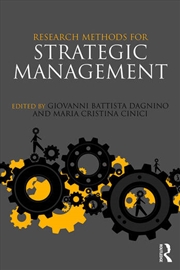 Buy Research Methods for Strategic Management