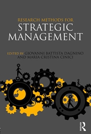 Buy Research Methods for Strategic Management