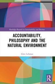 Buy Accountability, Philosophy and the Natural Environment