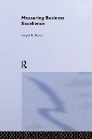 Buy Measuring Business Excellence