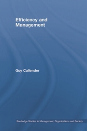 Buy Efficiency and Management