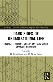 Buy Dark Sides of Organizational Life