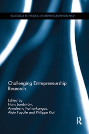 Buy Challenging Entrepreneurship Research