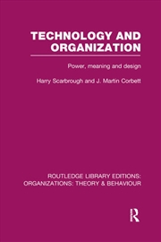 Buy Technology and Organization (RLE: Organizations)