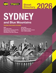 Buy Sydney & Blue Mountains Street Directory including Truckies 2026 62nd edition