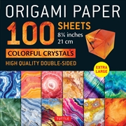 Buy Origami Paper 100 sheets Colorful Crystals 8 1/4" (21 cm)