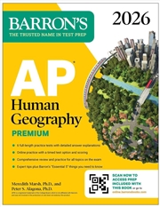 Buy AP Human Geography Premium, 2026: Prep Book with 6 Practice Tests+ Comprehensive Review + Online Pra