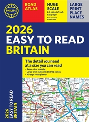 Buy Philip's Easy to Read Road Atlas of Britain