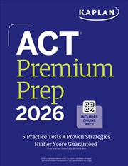 Buy ACT Premium Prep 2026