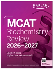 Buy MCAT Biochemistry Review 2026-2027