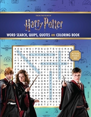 Buy Harry Potter Word Search, Quips, Quotes, and Coloring Book