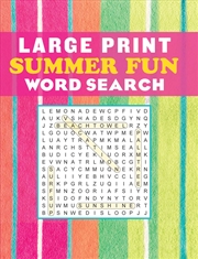 Buy Large Print Summer Fun Word Search