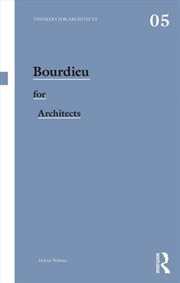 Buy Bourdieu for Architects