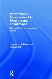 Buy Performance Measurement in Philanthropic Foundations