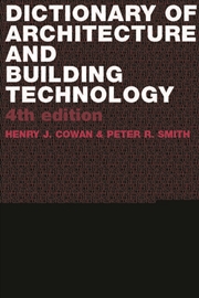 Buy Dictionary of Architectural and Building Technology