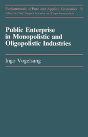 Buy Public Enterprise in Monopolistic and Oligopolistic Industries