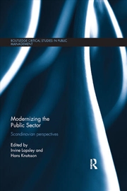 Buy Modernizing the Public Sector