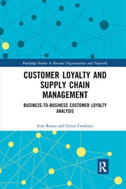 Buy Customer Loyalty and Supply Chain Management