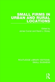 Buy Small Firms in Urban and Rural Locations