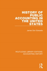 Buy History of Public Accounting in the United States