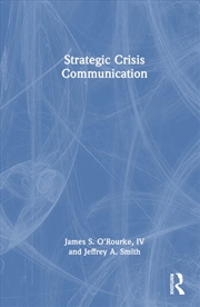 Buy Strategic Crisis Communication