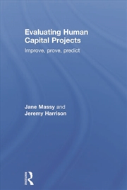 Buy Evaluating Human Capital Projects
