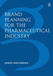 Buy Brand Planning for the Pharmaceutical Industry