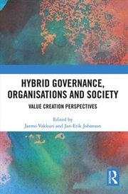 Buy Hybrid Governance, Organisations and Society