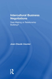 Buy Intercultural Business Negotiations