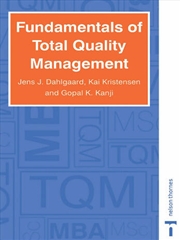 Buy Fundamentals of Total Quality Management