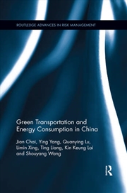 Buy Green Transportation and Energy Consumption in China