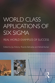 Buy World Class Applications of Six Sigma