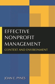 Buy Effective Nonprofit Management