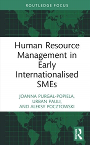Buy Human Resource Management in Early Internationalised SMEs
