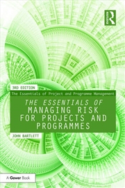 Buy The Essentials of Managing Risk for Projects and Programmes