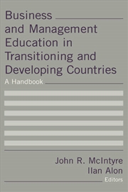 Buy Business and Management Education in Transitioning and Developing Countries