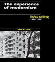 Buy The Experience of Modernism
