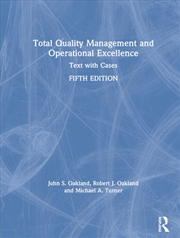 Buy Total Quality Management and Operational Excellence