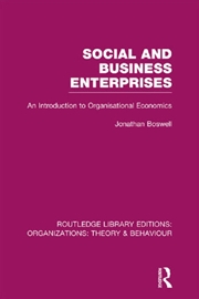 Buy Social and Business Enterprises (RLE: Organizations)