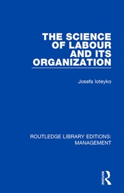 Buy The Science of Labour and its Organization